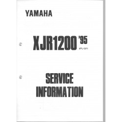 Manuel d'atelier Yamaha XJR 1200 de 1995 type 4PU