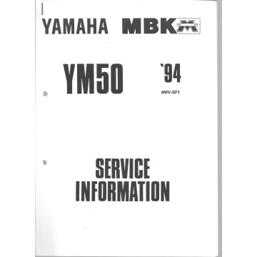 Manuel d'atelier Yamaha YM 50 de 1994 type 4MV