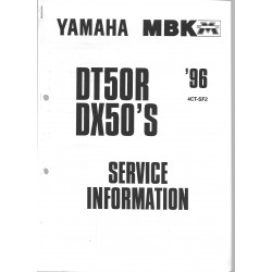 Manuel d'atelier Yamaha DT 50 R / DX 50'S de 1996 type 4CT