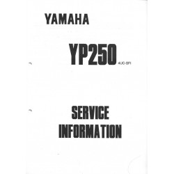 Manuel d'atelier Yamaha YP 250 type 4UC de 1996