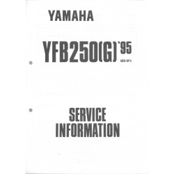 Manuel d'atelier Yamaha YFB 250 (E) de 93 / 95  type 4BD