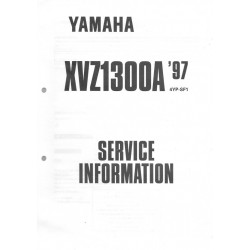 Manuel d'atelier Yamaha XVZ 1300 A de 97 / 98 type 4YP