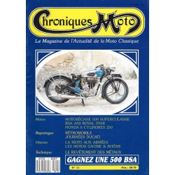 CHRONIQUES MOTO n° 11 MARS / AVRIL 1989