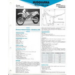 HUSQVARNA TE 610 (1993 et 1994)  Fiche RMT