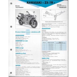 KAWASAKI ZX-7R de 1996 et 1997  (Fiche RMT)