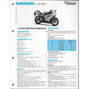 KAWASAKI ZX-10R de 2006  (Fiche RMT)