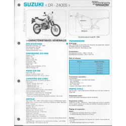 SUZUKI DR-Z400S de 2002  (Fiche RMT)