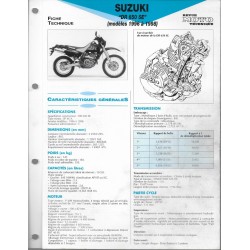 SUZUKI DR 650 SE de 1996 à 1998  (Fiche RMT)