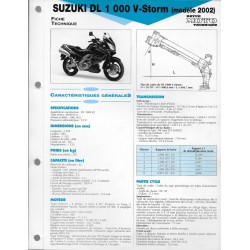 SUZUKI DL 1000 V-STORM de 2002  (Fiche RMT)