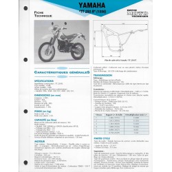 YAMAHA TT 250 R de 1996  (Fiche RMT)