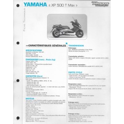 YAMAHA XP 500 T Max de 2001  (Fiche RMT)