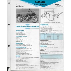 YAMAHA XJ 600 S Diversion de 1992 et 1993  (Fiche RMT)