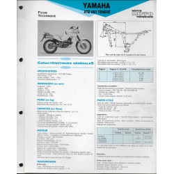 YAMAHA XTZ 660 de 1991 / 1992  (Fiche RMT)