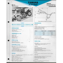 YAMAHA XV 750 VIRAGO  de 1992  (Fiche RMT)