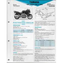 YAMAHA GTS 1000/A de 1993  et 1994  (Fiche RMT)