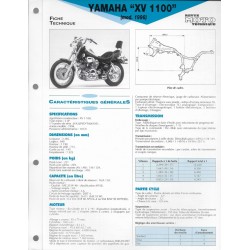 YAMAHA XV 1100 de 1996  (Fiche RMT)