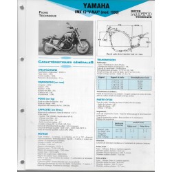 YAMAHA VMX 12 V-MAX de 1990  (Fiche RMT)