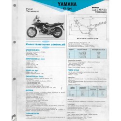 YAMAHA FJ 1200 de 1992  (Fiche RMT)