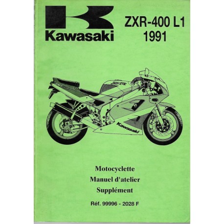 Manuel atelier KAWASAKI ZXR-400 L1  (1991)