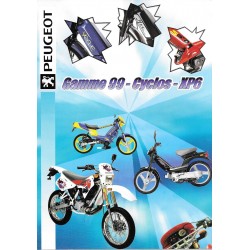 PEUGEOT gamme cyclomoteurs de 1999