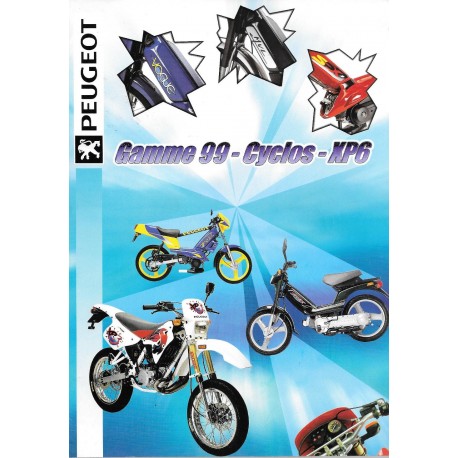 PEUGEOT gamme cyclomoteurs de 1999