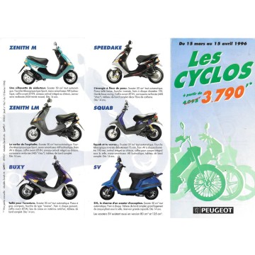 PEUGEOT scooters cyclos / scooters 1996