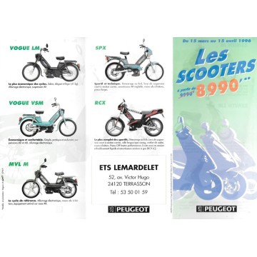 PEUGEOT scooters cyclos / scooters 1996