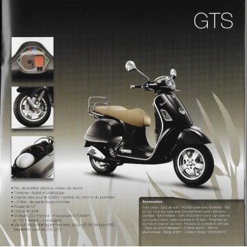 VESPA gamme Scooters 2008