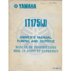 Manuel atelier YAMAHA IT 175 (J) 1982
