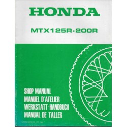 HONDA MTX 125 R / MTX 200 R (Additif mars 1985)