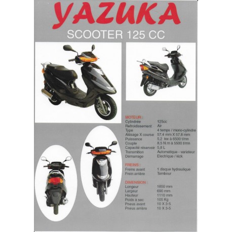 YAZUKA Scooter 125 cc
