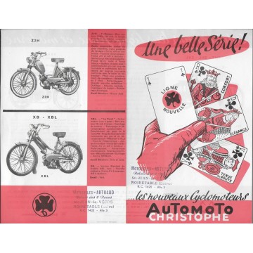 AUTOMOTO / CHRISTOPHE Gamme cyclomoteurs