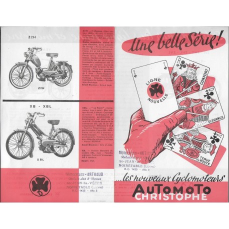 AUTOMOTO / CHRISTOPHE Gamme cyclomoteurs