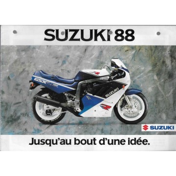 SUZUKI Catalogue Gamme de 1988
