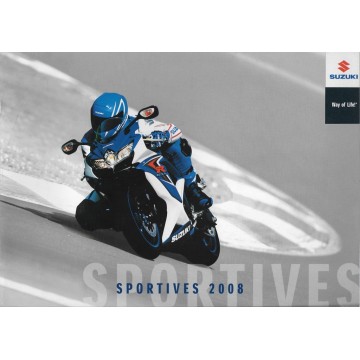SUZUKI Catalogue Gamme Sportives de 2008
