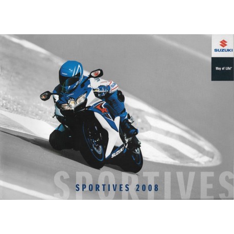 SUZUKI Catalogue Gamme Sportives de 2008