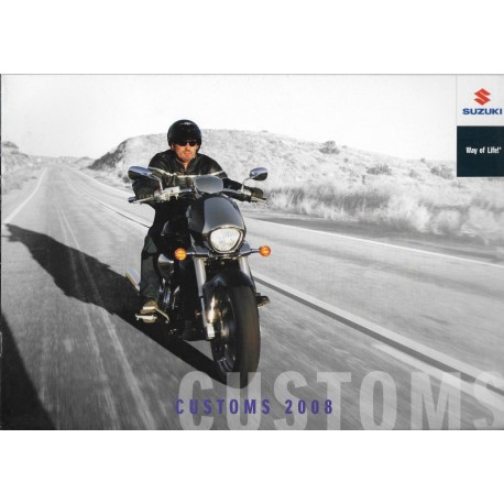 SUZUKI Catalogue Gamme Customs de 2008
