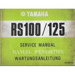 YAMAHA RS 100 / RS 125  Modèle 1975