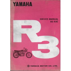 YAMAHA 350 cc R 3 / R 3 C (manuel atelier 02 / 1970)