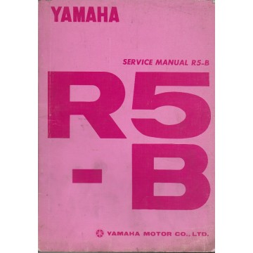 YAMAHA 350 cc R 5 - B  (manuel atelier  en anglais)