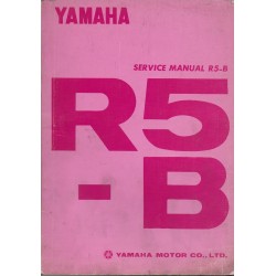 YAMAHA 350 cc R 5 - B  (manuel atelier  en anglais)