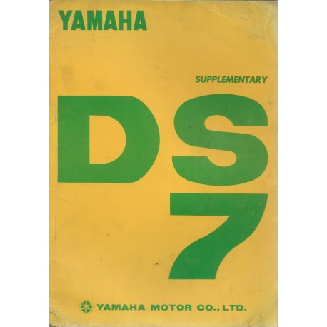 YAMAHA 250 cc DS7 de 1971 (suppl Manuel atelier 11/70)