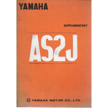 YAMAHA 125 cc AS2J de 1971 (suppl Manuel atelier 01/71)