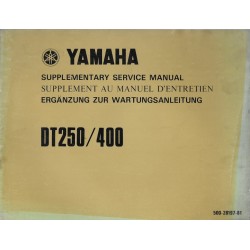 YAMAHA DT 250 / 400 de 1975   (manuel atelier 11 / 74 ) 