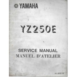 Manuel atelier YAMAHA YZ 250E (12 / 1977) type 2K7