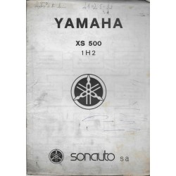 Informatin technique des YAMAHA XS 500 type 1H2