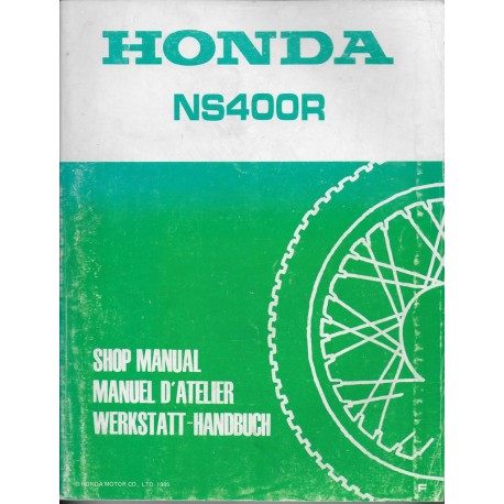 HONDA NS 400 R (Manuel de base 05/85)