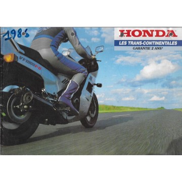 Prospectus Gamme HONDA de 1986