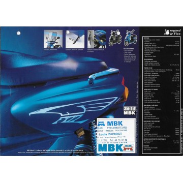 Prospectus MBK FIZZ 50 cc  de 1994