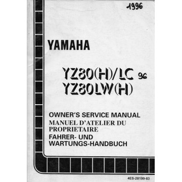YAMAHA YZ 80 (H) / LC type 4ES de 1996
